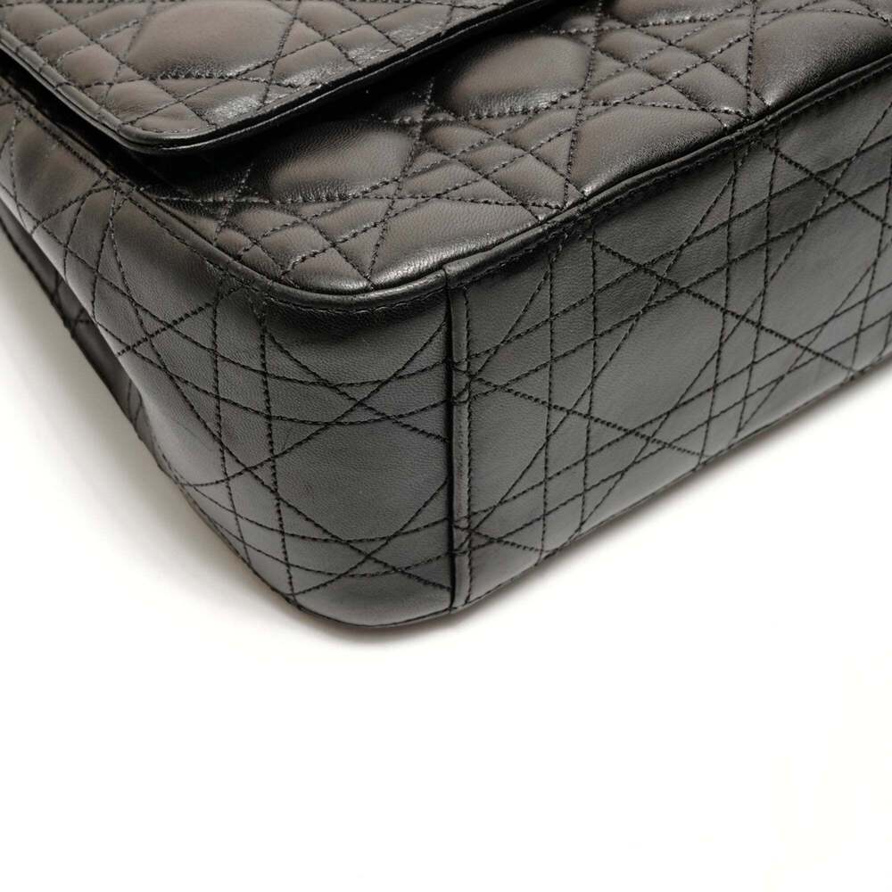 CHRISTIAN DIOR Black Leather Shoulder Bag - Picture 5 of 14